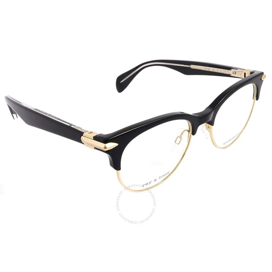 商品Rag & Bone|Demo Oval Unisex Eyeglasses RNB 3009 02M2 49,价格¥199,第2张图片详细描述