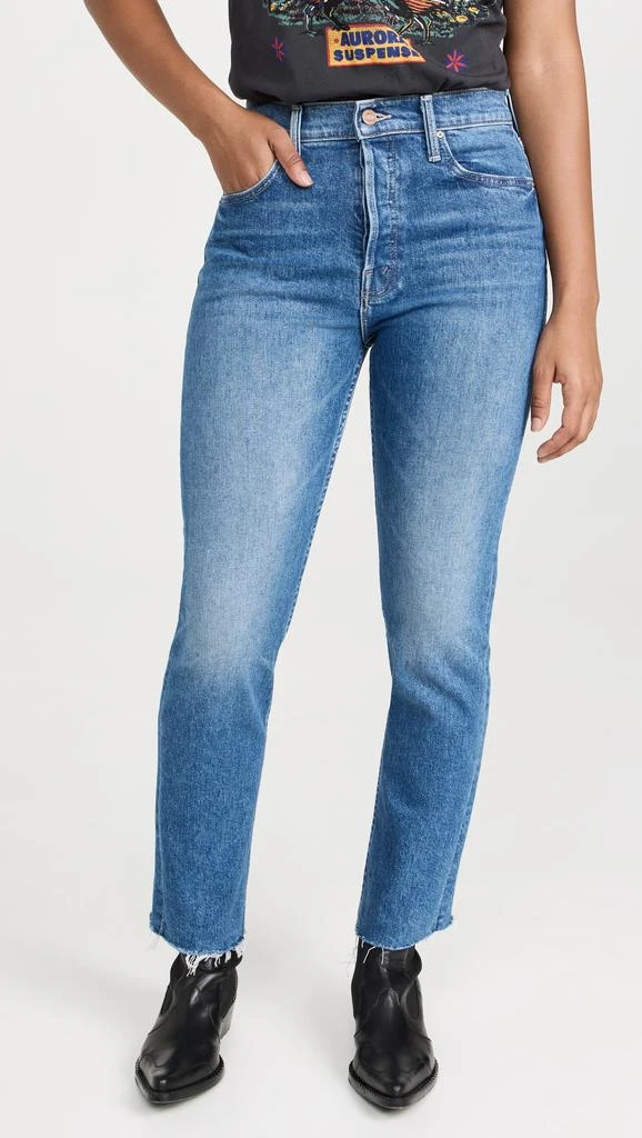 商品MOTHER|The Tomcat Ankle Fray Jeans,价格¥1105,第1张图片