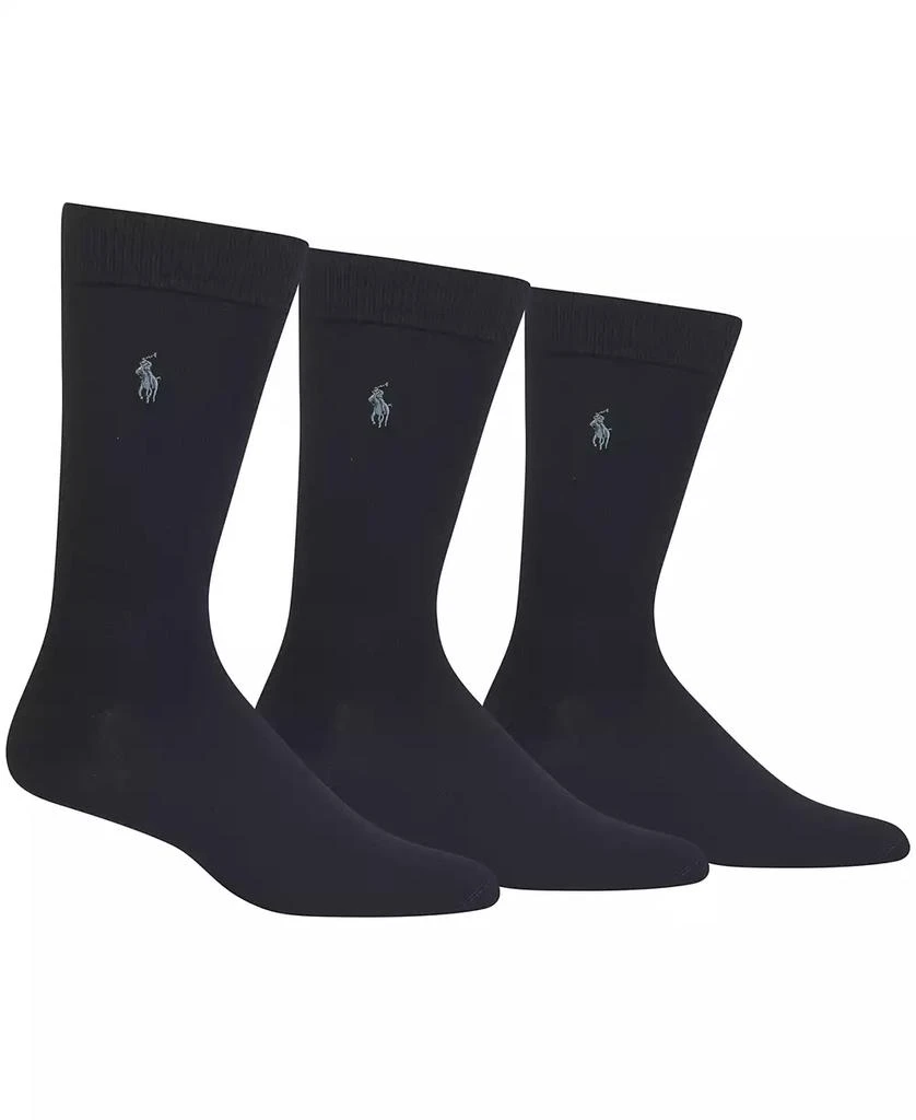 商品Ralph Lauren|Men's 3-Pk. Supersoft Dress Socks,价格¥128,第1张图片详细描述