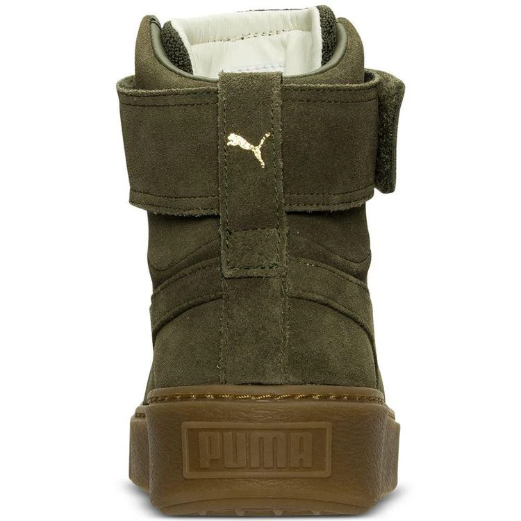 商品Puma|Women's Suede Platform Mid OW Casual Sneakers from Finish Line,价格¥389,第5张图片详细描述