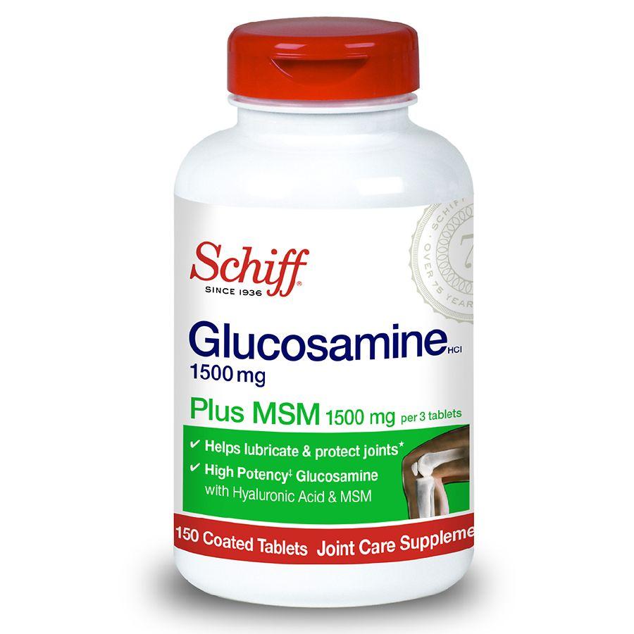 Schiff | Glucosamine 1500mg Plus MSM Joint Care Cotaed Tablets 148.32元 商品图片