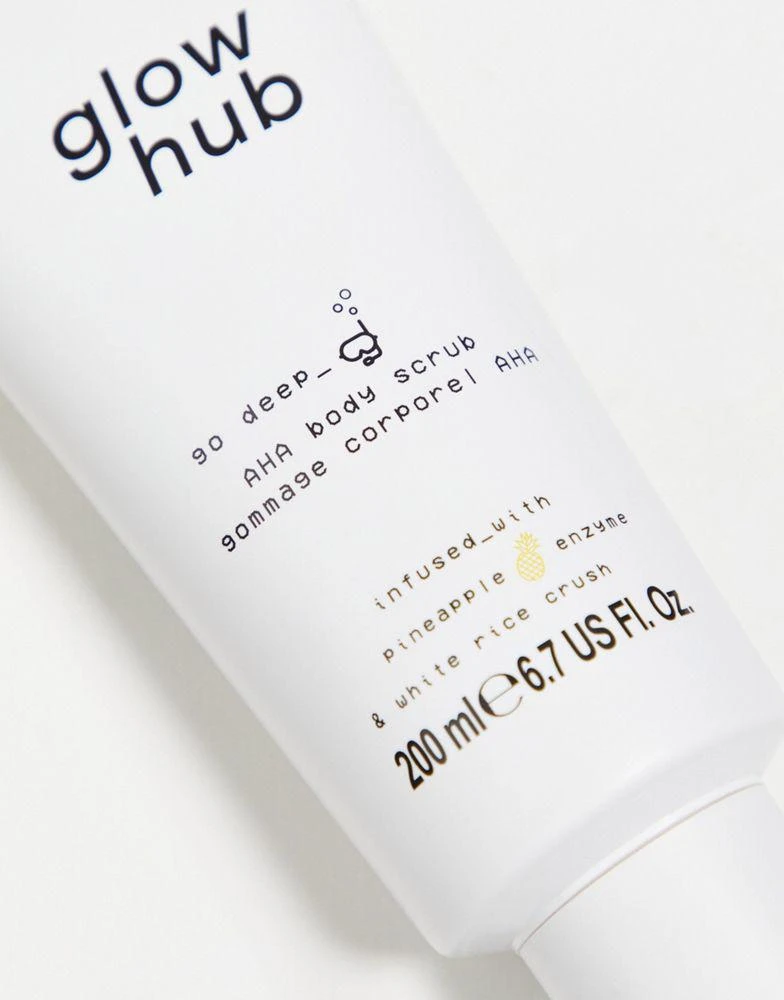 商品Glow Hub|Glow Hub Go Deep AHA Body Scrub 200ml,价格¥99,第4张图片详细描述