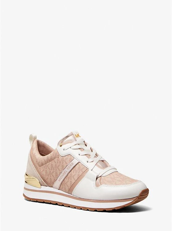 商品Michael Kors|Dash Logo and Leather Trainer,价格¥668,第1张图片