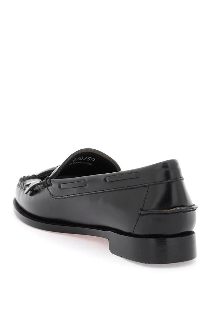 商品G.H. Bass|esther kiltie weejuns loafers in brushed leather,价格¥1056,第3张图片详细描述