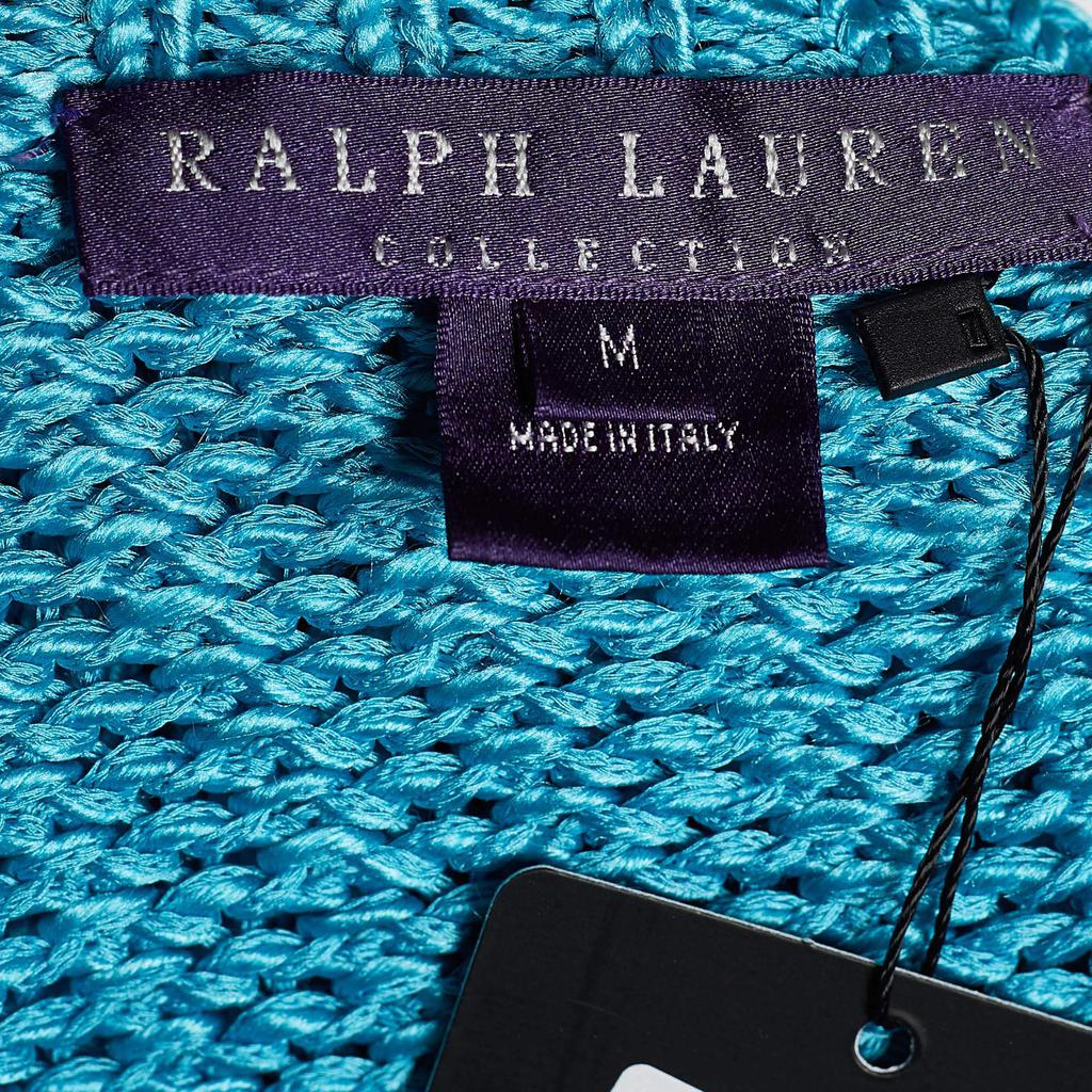Ralph Lauren Collection Blue Knit Cardigan M商品第4张图片规格展示