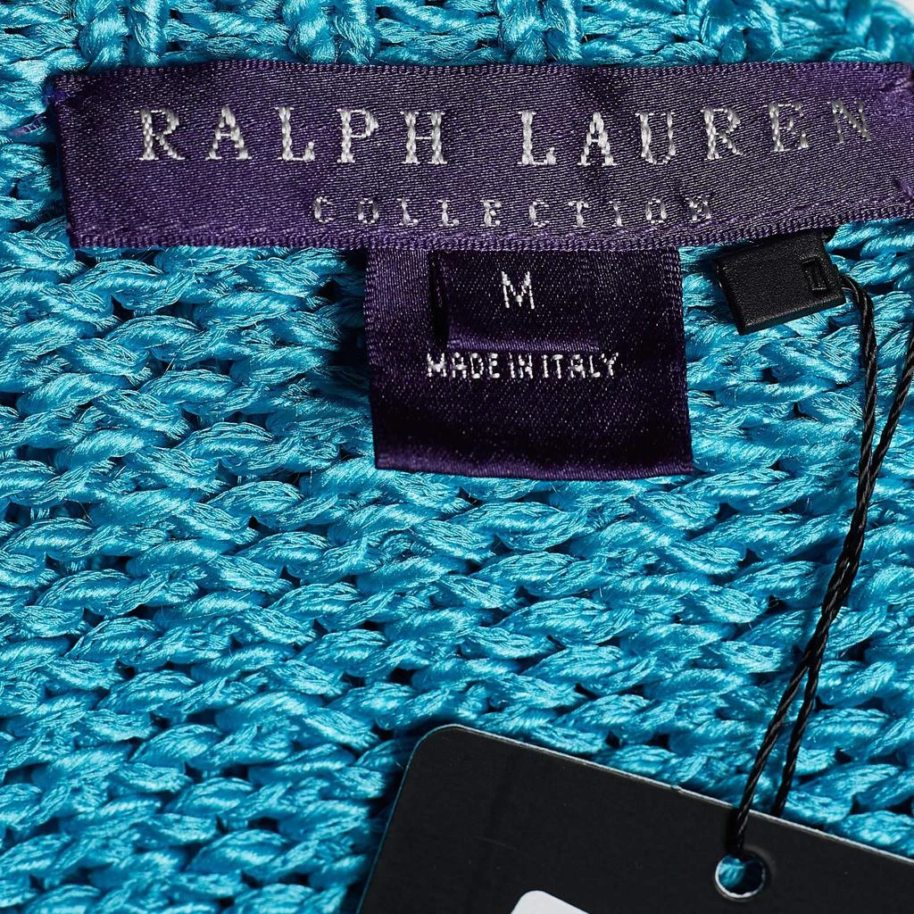 商品[二手商品] Ralph Lauren|Ralph Lauren Collection Blue Knit Cardigan M,价格¥1138,第4张图片详细描述