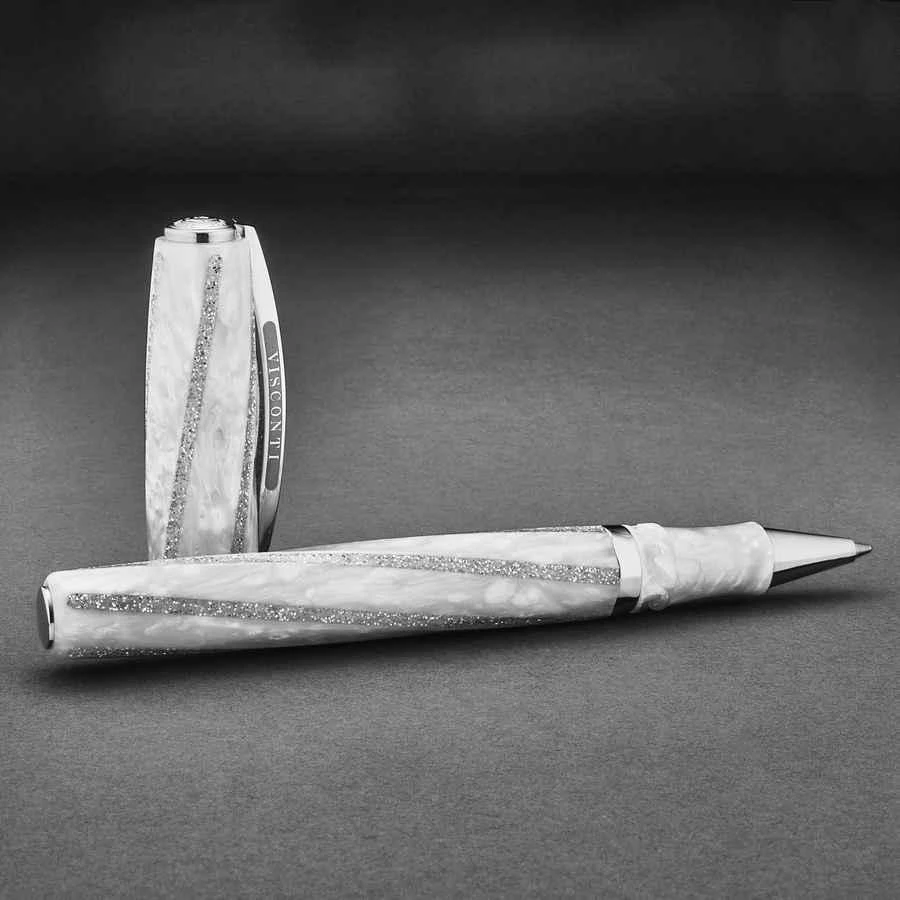 商品Visconti|Visconti 'Divina Fashion' Silver Small Rollerball Pen KP18-21-RB,价格¥1696,第3张图片详细描述