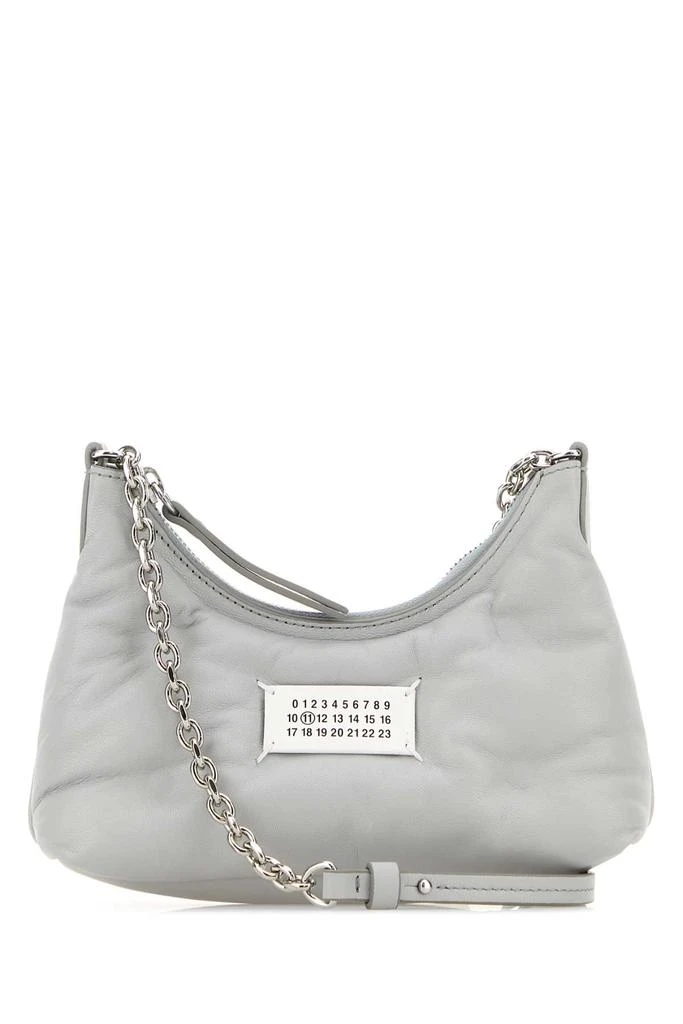財布・小物その他 Maison Margiela White Hammered Leather Shoulder Bag Wallet MAISON MARGIELA]White Hammered Leather Shoulder Bag Wallet