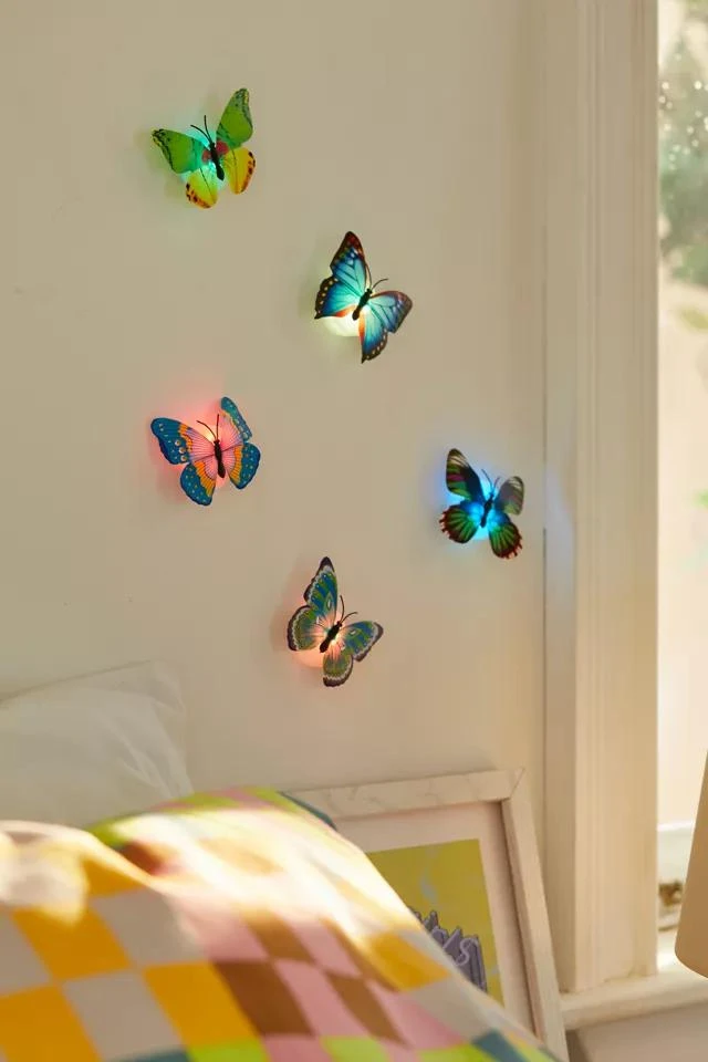 商品Urban Outfitters|Butterfly LED Lights - Set Of 5,价格¥122,第1张图片
