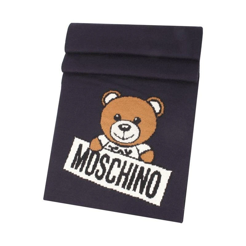 商品Moschino|香港直邮moschino莫斯奇诺字母泰迪熊围巾215081416潮流时尚日常,价格¥904,第2张图片详细描述