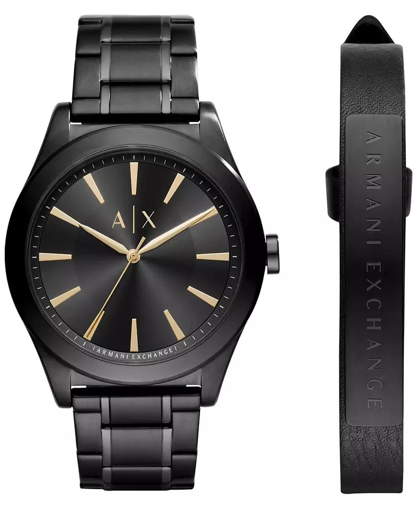 商品Armani Exchange|Men's Stainless Steel Bracelet Watch 44mm AX7102 Gift Set,价格¥1602,第1张图片