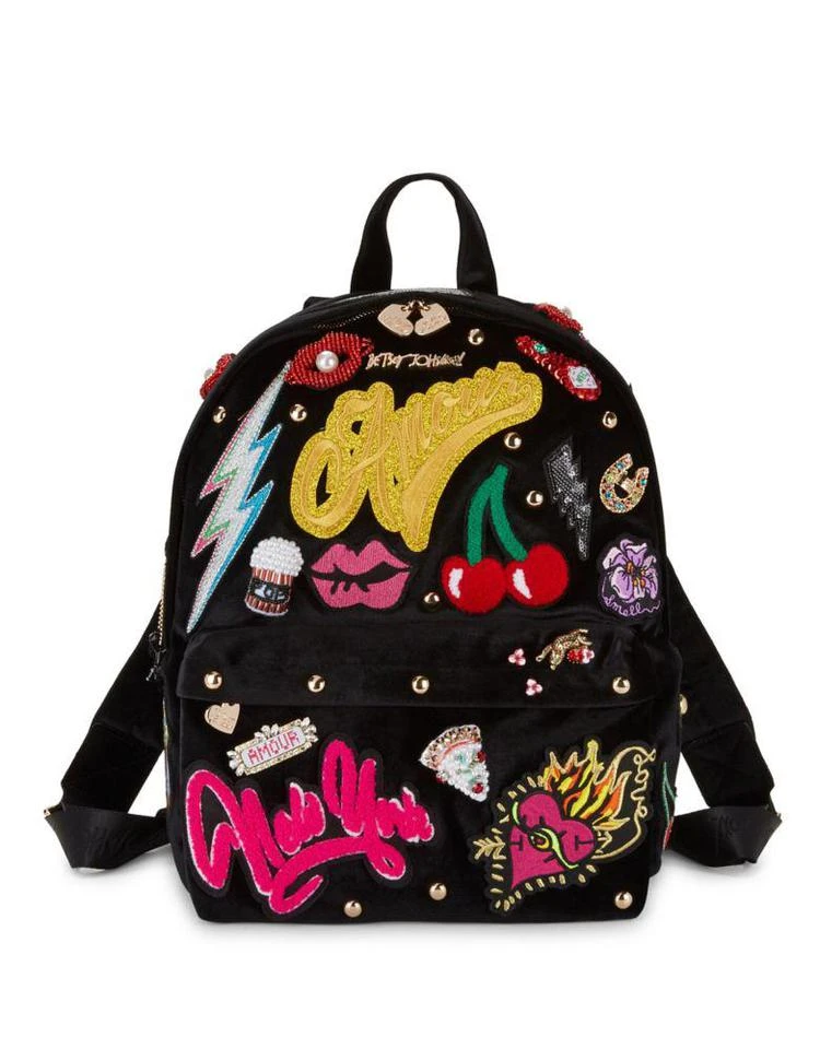 商品Betsey Johnson|Velvet Babys Got Back Backpack,价格¥492,第2张图片详细描述