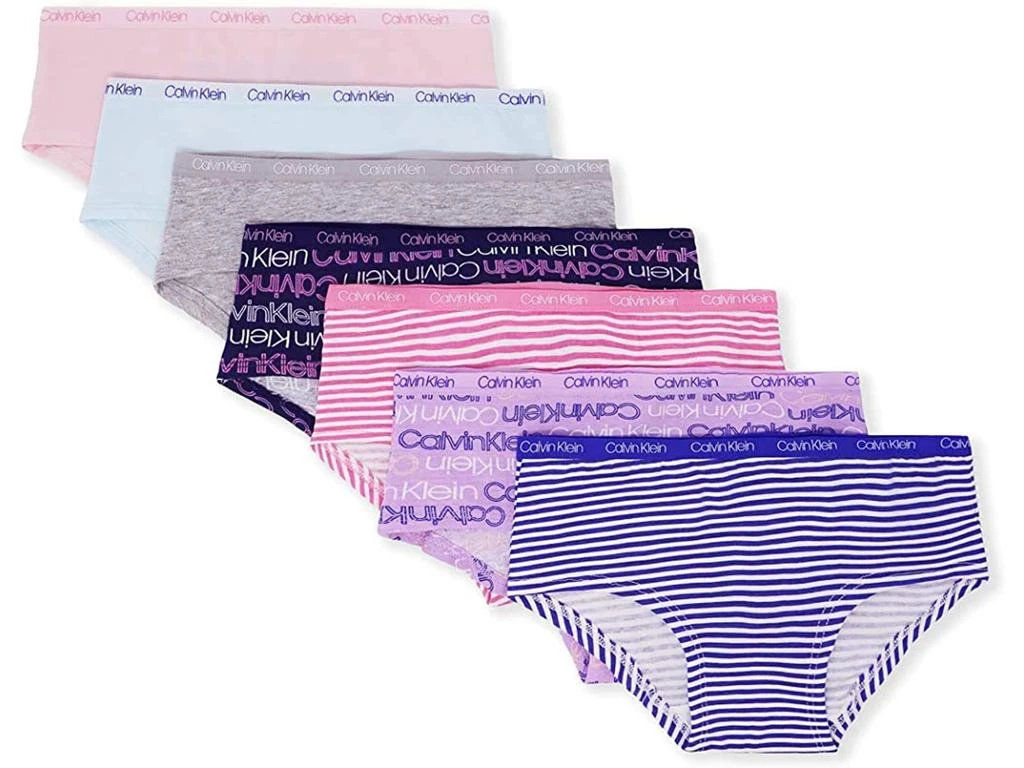 商品Calvin Klein|Girls' Kids Modern Cotton Hipster Panties Value Pack,价格¥388,第1张图片