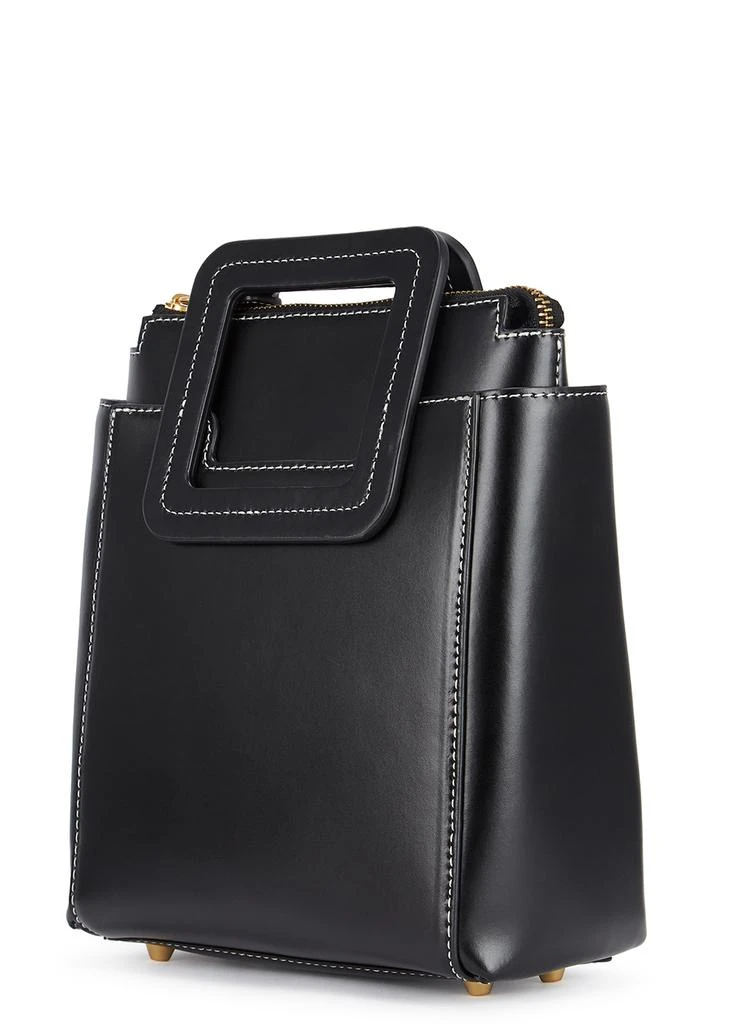 商品Staud|Shirley mini black leather top handle bag,价格¥1096,第2张图片详细描述