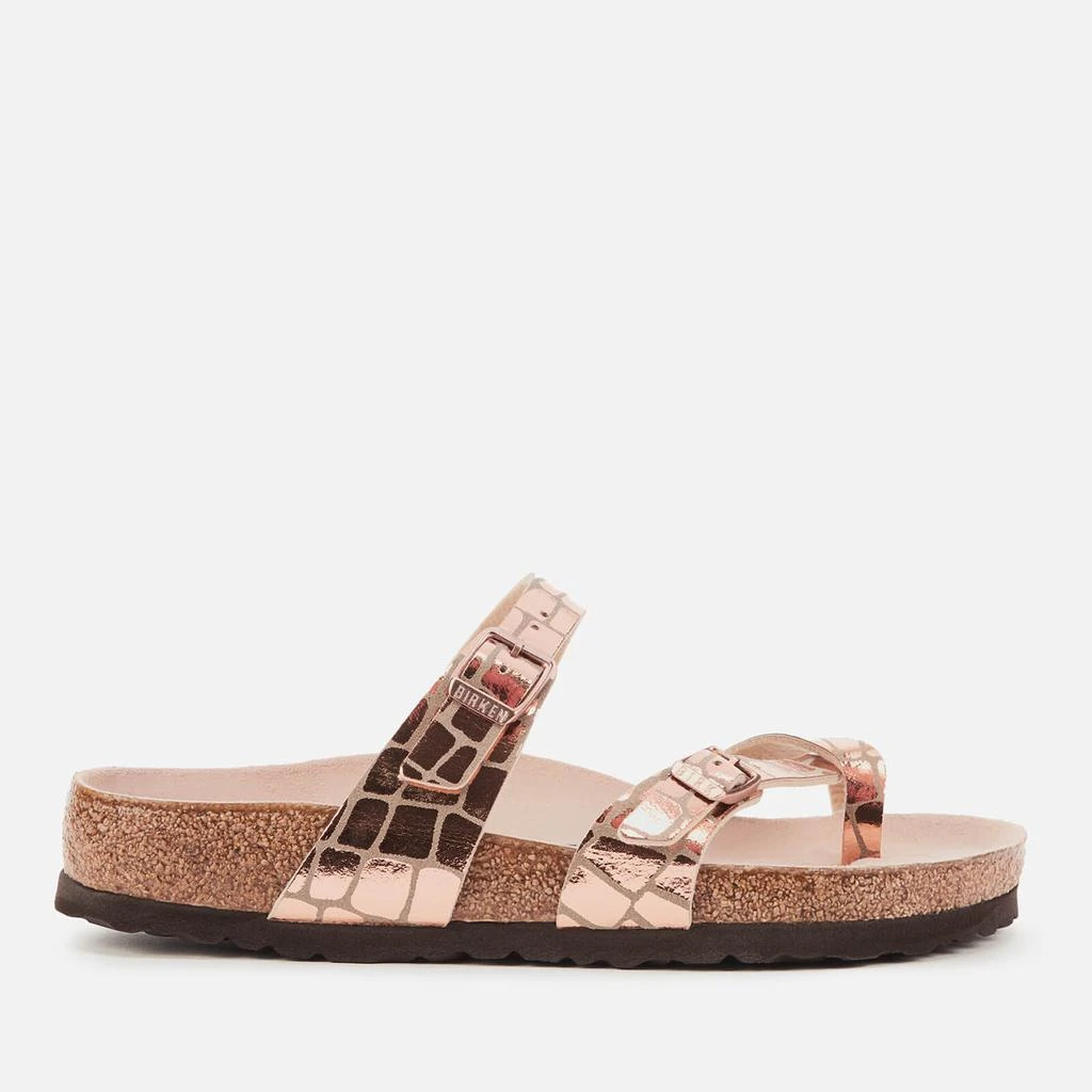 商品Birkenstock|BIRKENSTOCK WOMEN'S MAYARI DOUBLE STRAP SANDALS - GATOR GLEAM COPPER,价格¥371,第1张图片