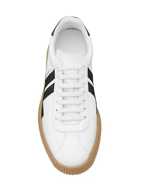 商品Lanvin|Glen Arpege Low-Top Leather Sneakers,价格¥3322,第5张图片详细描述