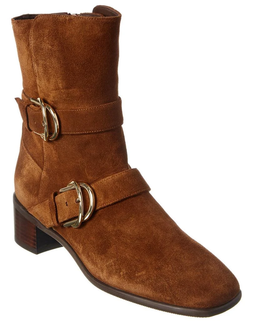 商品Stuart Weitzman|Stuart Weitzman Britain Reserve Suede Bootie,价格¥1050,第1张图片