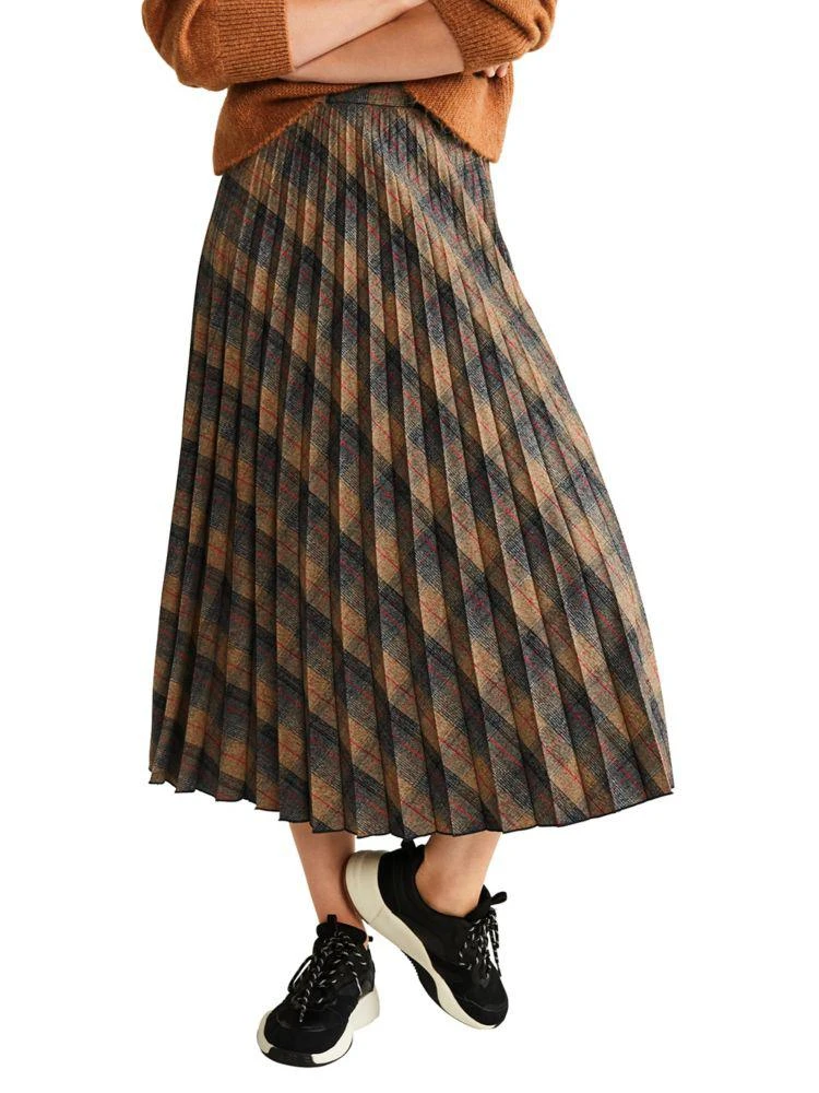 商品Mango|Pleated Midi Skirt,价格¥602,第1张图片