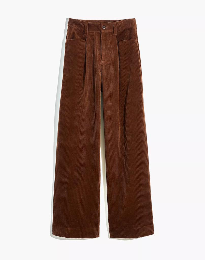 商品Madewell|Corduroy Pleated Wide-Leg Pants,价格¥871,第7张图片详细描述