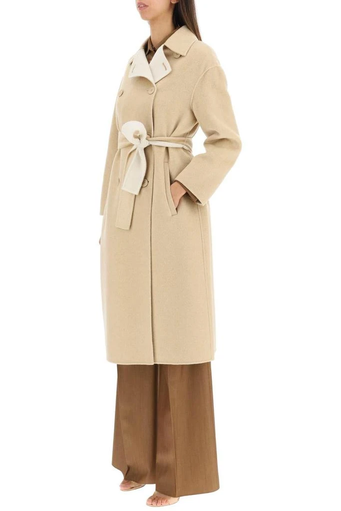 商品Max Mara|'DERNA' DOUBLE-BREASTED WOOL AND CASHMERE COAT,价格¥3944,第5张图片详细描述