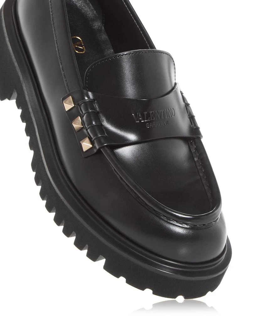 Women's Rockstud Lug Sole Loafers 商品