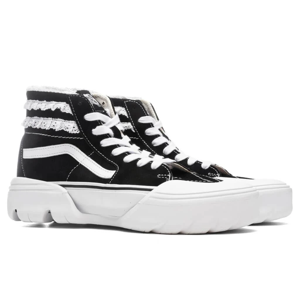 商品Vans|Vans x Sandy Liang Sk8-Hi Tapered - Black/White,价格¥839,第3张图片详细描述