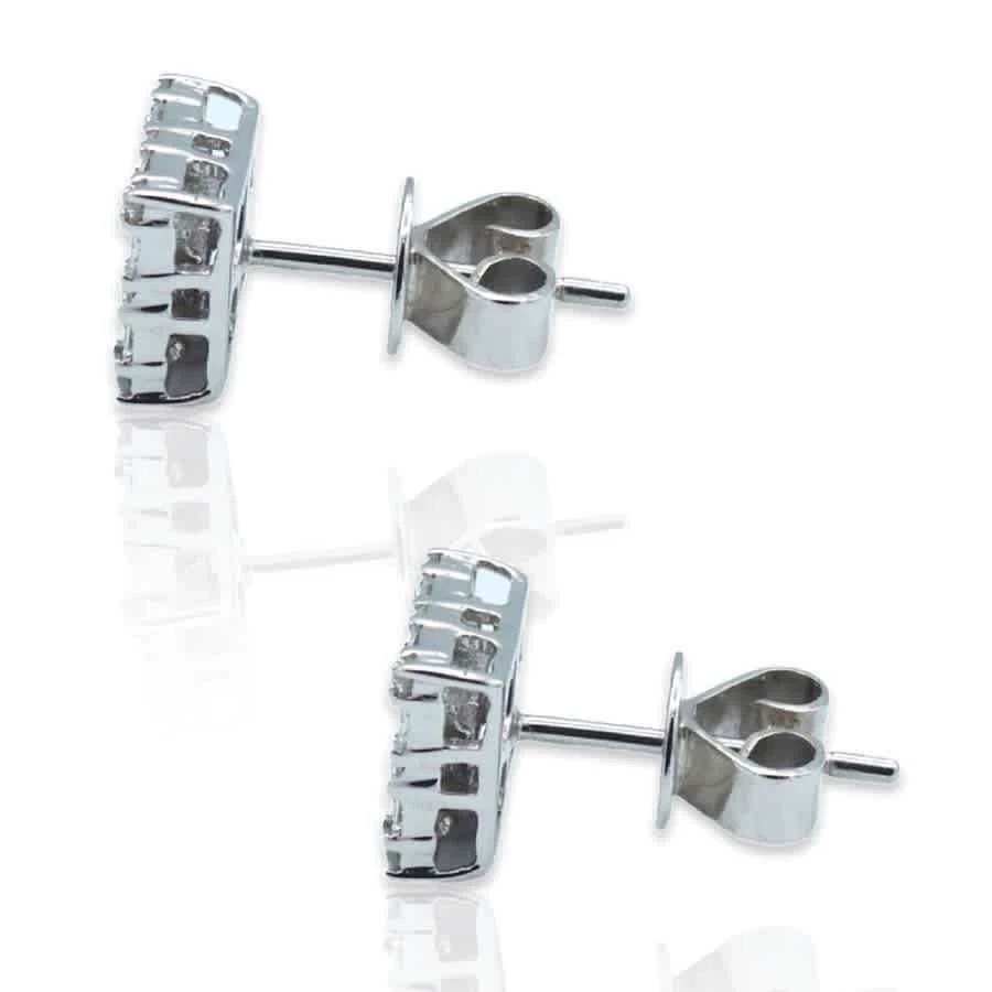 商品Tresorra|18K White Gold Diamond Stud Earrings,价格¥5310,第2张图片详细描述