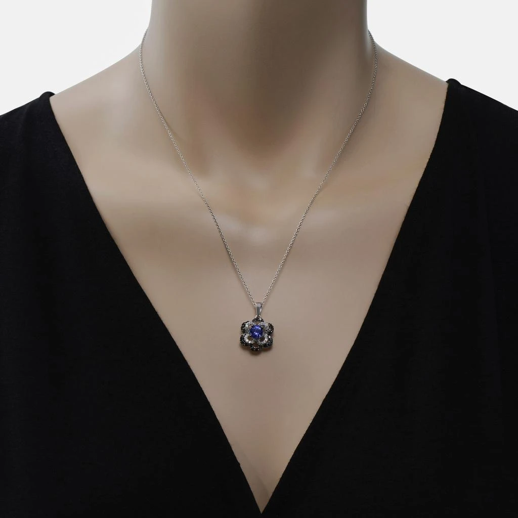 商品Le Vian|Le Vian 14k White Gold, Tanzanite, And Diamond Pendant Necklace YPTX17,价格¥11812,第2张图片详细描述