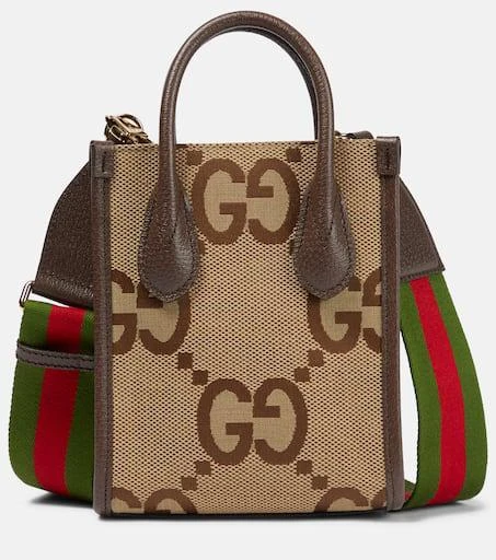 商品Gucci|Jumbo GG皮革托特包,价格¥11537,第1张图片