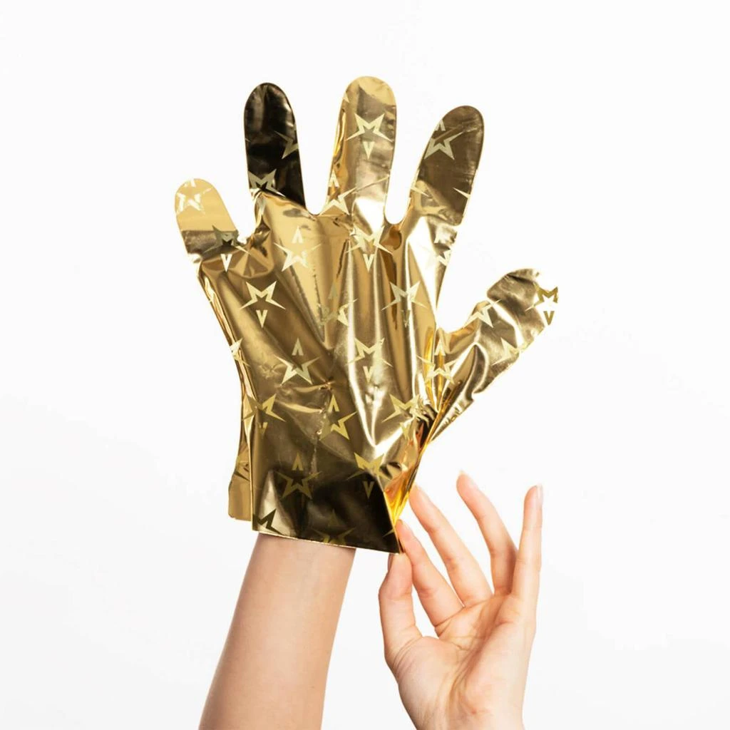 商品Starskin|STARSKIN VIP The Gold Mask Hand Revitalizing Luxury Foil Mask Gloves,价格¥114,第2张图片详细描述