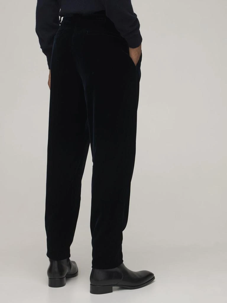 商品Giorgio Armani|17cm Stretch Viscose & Cupro Pants,价格¥3201,第2张图片详细描述