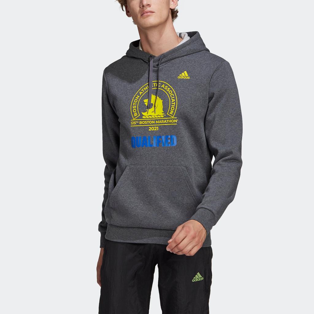 Men's adidas Boston Marathon Qualified Hoodie商品第1张图片规格展示