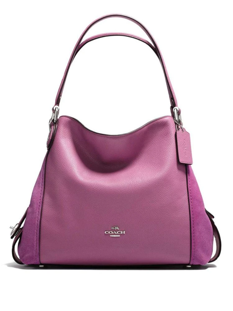 商品Coach|Edie 真皮&麂皮单肩包,价格¥1819,第1张图片