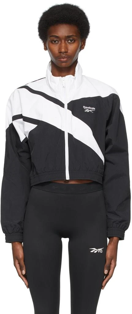 商品Reebok|Black & White Cropped Vector Track Jacket,价格¥390,第1张图片