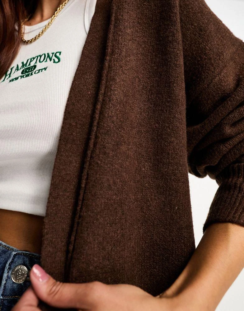 商品ASOS|ASOS DESIGN maxi cardigan in brown,价格¥246,第2张图片详细描述
