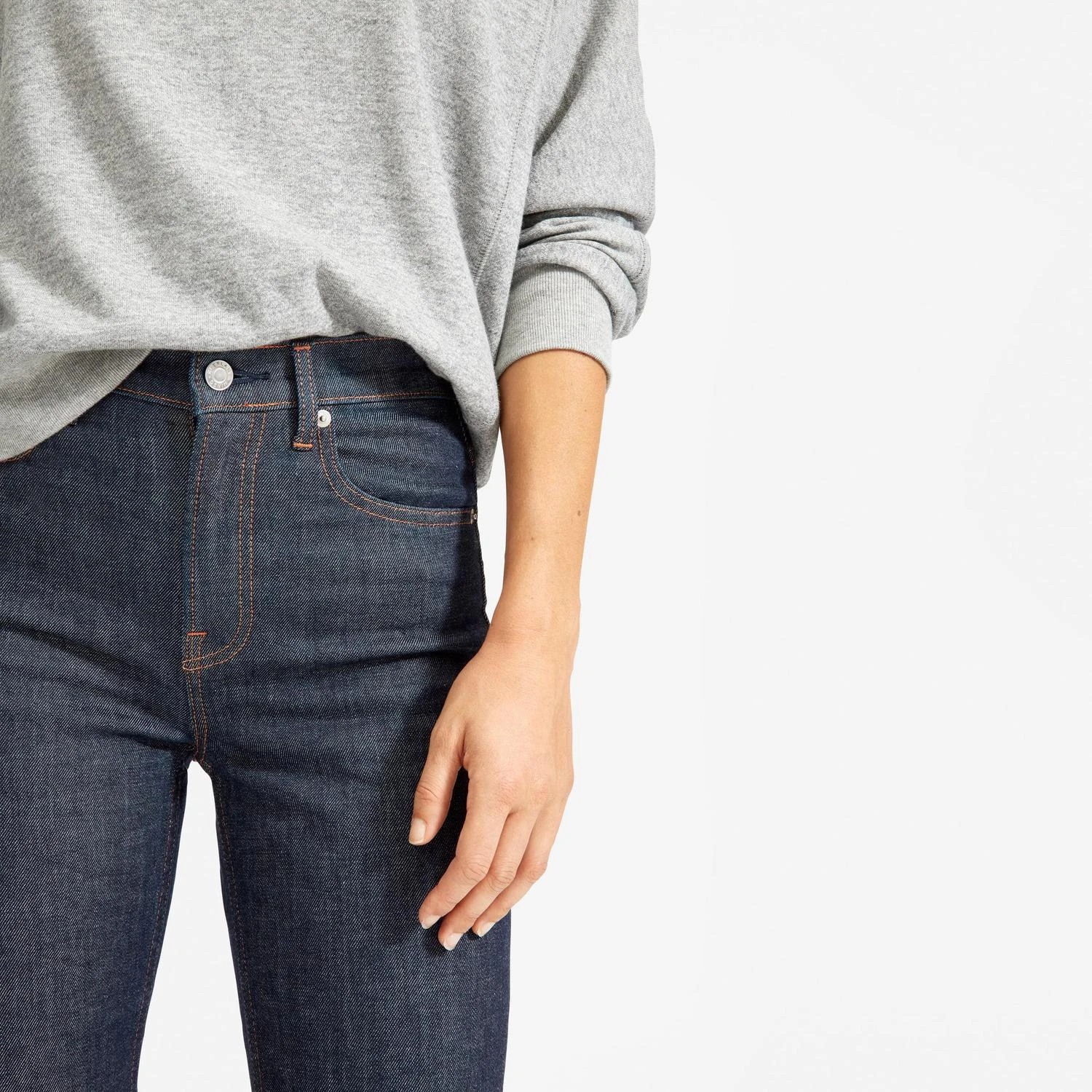 商品Everlane|高腰贴身牛仔裤,价格¥504,第3张图片详细描述
