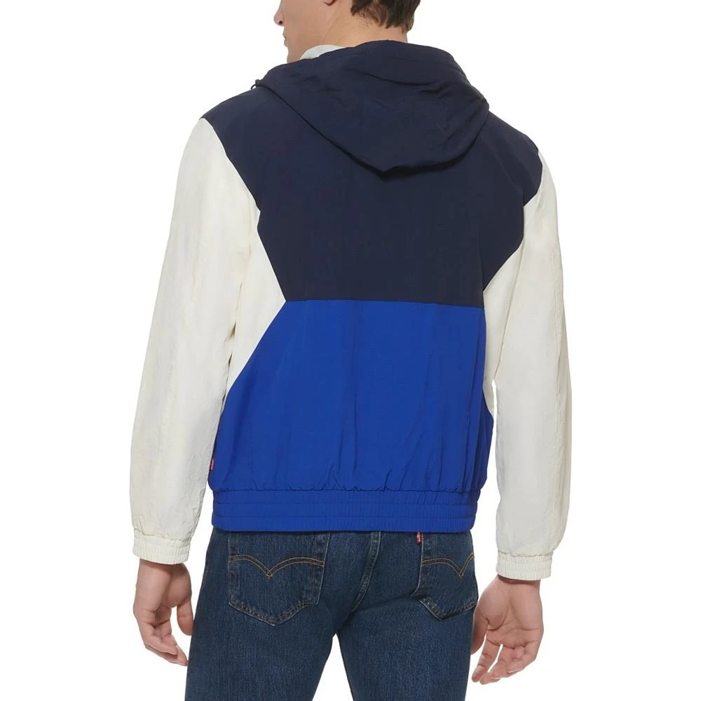 商品Levi's|Men's Color Block Hoodie Water Resistant Jacket,价格¥292,第2张图片详细描述