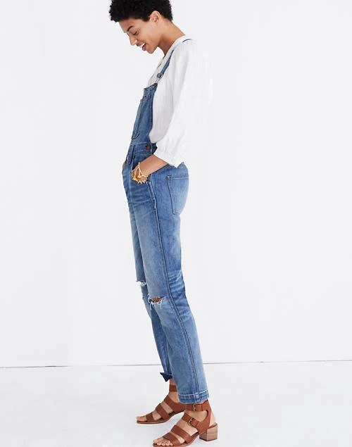 商品Madewell|Straight-Leg Overalls in Bernard Wash,价格¥792,第2张图片详细描述