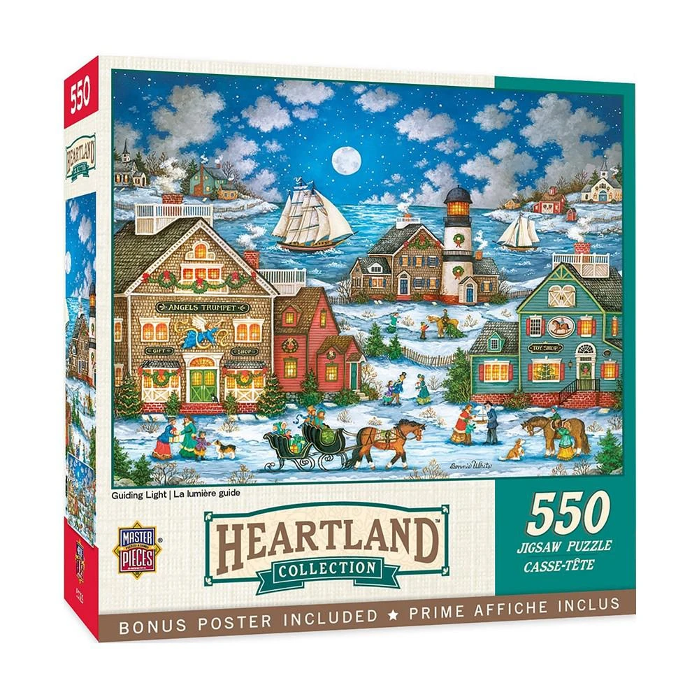 商品MasterPieces Puzzles|MasterPieces 550 Piece Jigsaw Puzzle for Adults - Guiding Light,价格¥149,第1张图片
