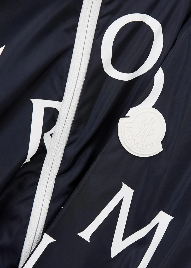 商品Moncler|KIDS Jiro navy logo-print shell jacket (12-14 years),价格¥4308,第3张图片详细描述