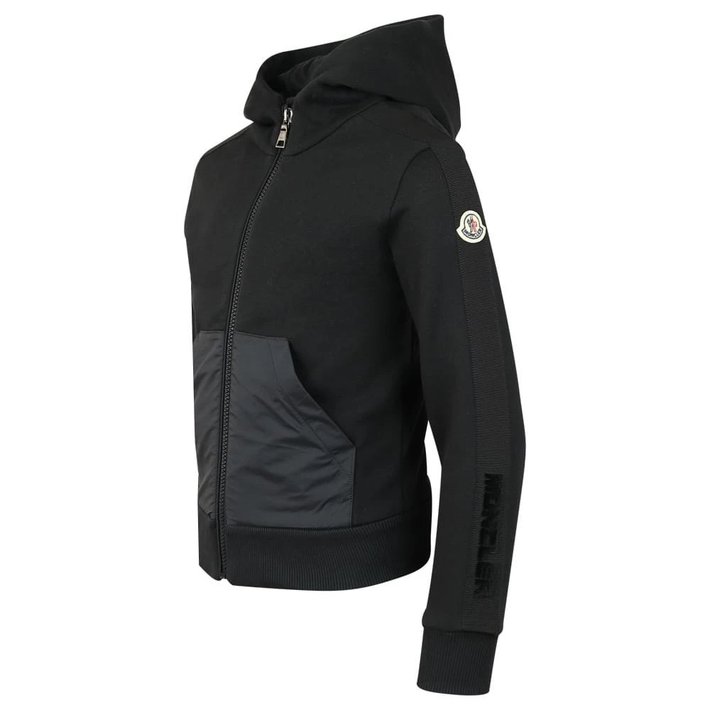 商品Moncler|Black Zip Up Hoodie,价格¥2753,第4张图片详细描述
