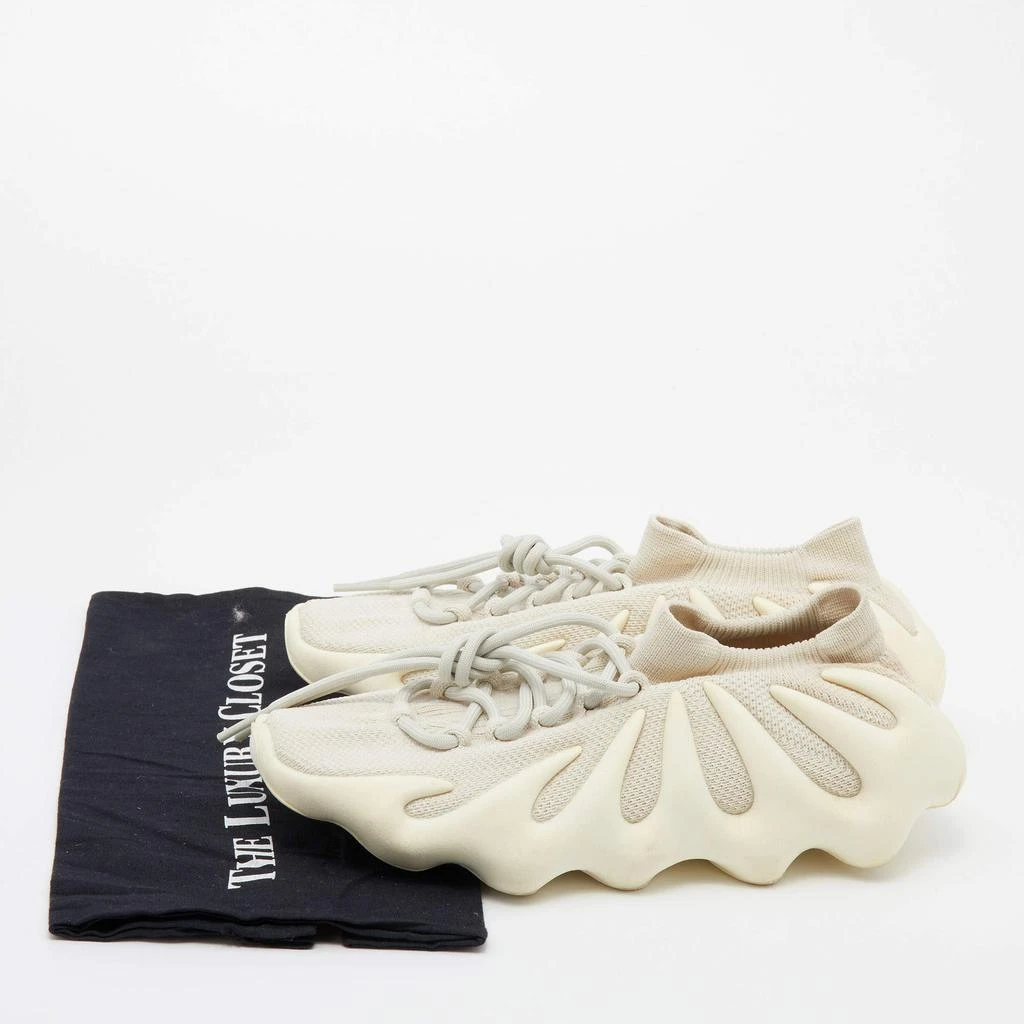 Yeezy x Adidas White Stretch Knit Fabric Yeezy 450 Cloud White Sneakers Size 42 2/3 商品