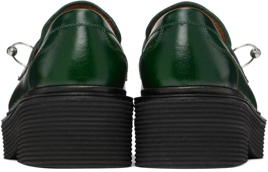 商品Marni|Green Piercing Loafers,价格¥3562,第2张图��片详细描述
