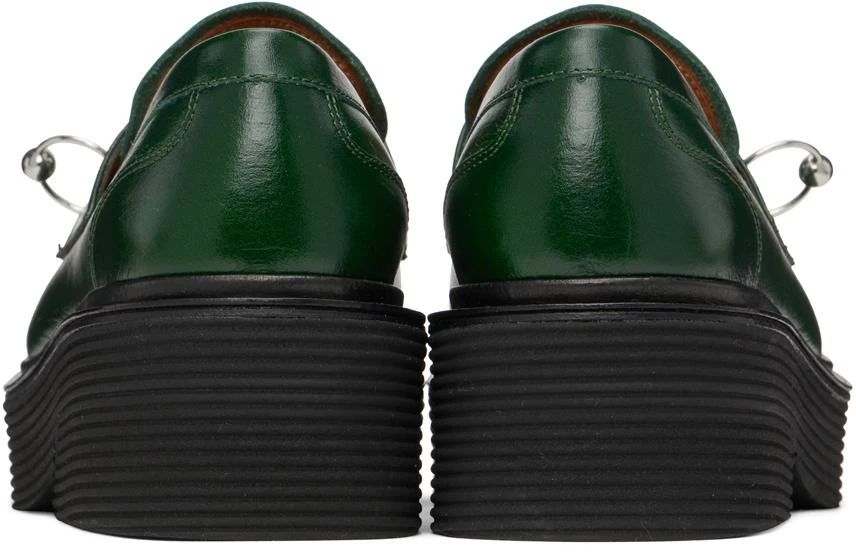 商品Marni|Green Piercing Loafers,价格¥1904,第2张图片详细描述