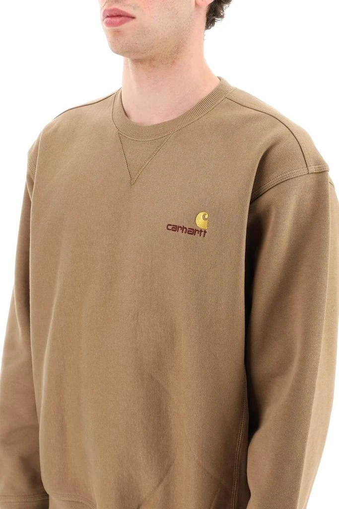 商品Carhartt WIP|Carhartt WIP Logo Embroidered Crewneck Sweatshirt,价格¥332,第4张图片详细描述