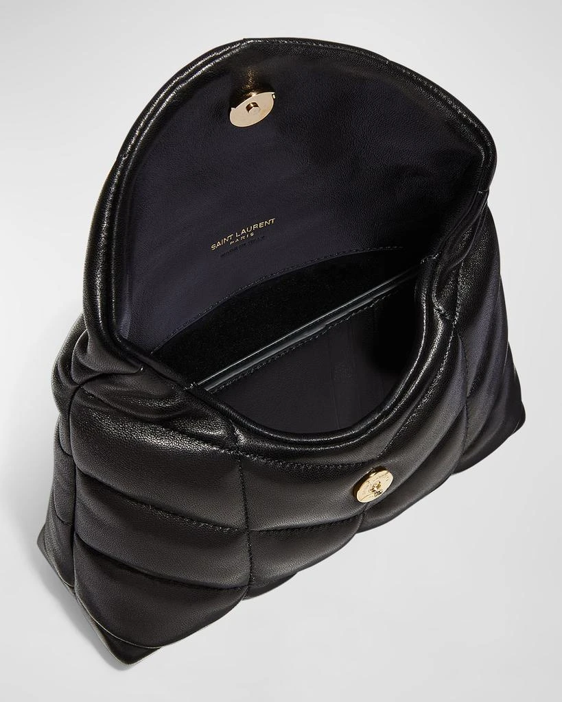 商品Yves Saint Laurent|Puffer Small YSL Quilted Pouch Clutch Bag,价格¥7473,第5张图片详细描述