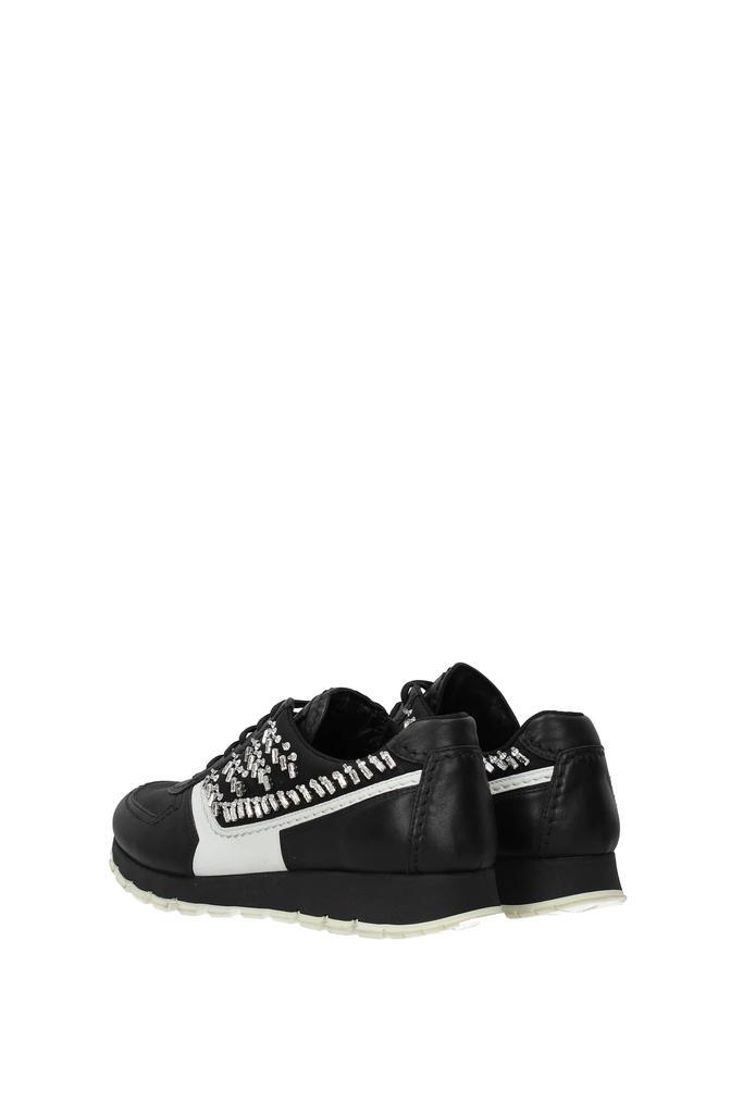 商品Prada|Sneakers Leather Black White,价格¥2568,第6张图片详细描述