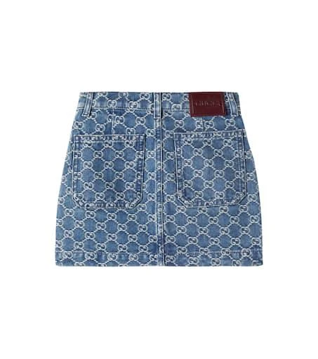 商品Gucci|GG帆布牛仔半身裙,价格¥5006,第4张图片详细描述