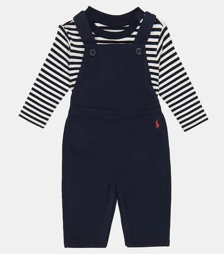 ��商品Ralph Lauren|Baby shirt and overalls set,价格¥996,第2张图片详细描述