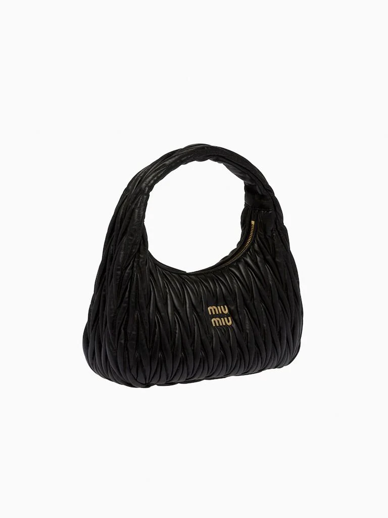 商品Miu Miu|Wander Matelassé Nappa Leather Bag,价格¥22781,第3张图片详细描述